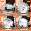 Factory direct sales of thickened stainless steel soup steamer, cross-border double-layer steamer, single-layer soup pot, induction cooker, gift pot Application Scenario